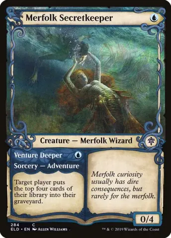 Merfolk Secretkeeper // Venture Deeper · 284