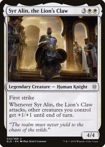 Syr Alin, the Lion's Claw · 32