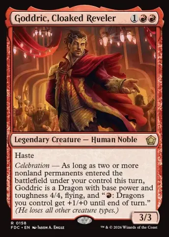 Goddric, Cloaked Reveler · 158