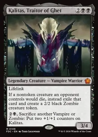 Kalitas, Traitor of Ghet · 108