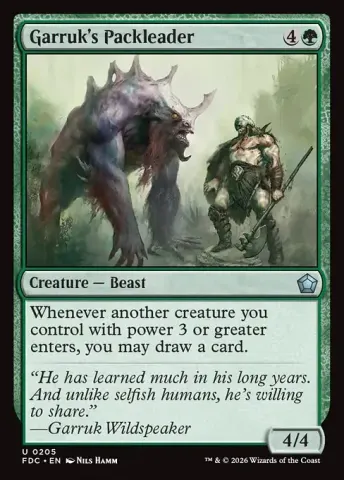 Garruk's Packleader · 205