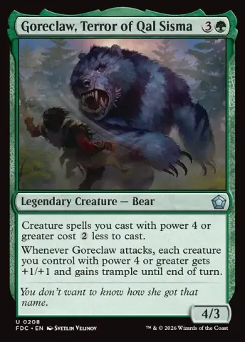 Goreclaw, Terror of Qal Sisma · 208