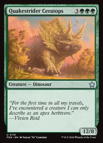 Quakestrider Ceratops · 110