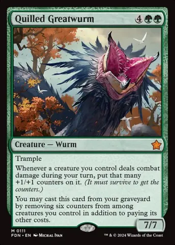 Quilled Greatwurm · 111