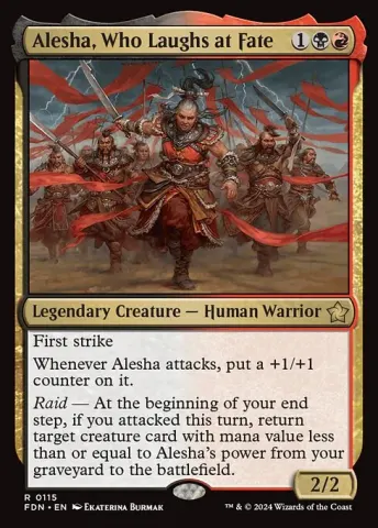 Alesha, Who Laughs at Fate · 115