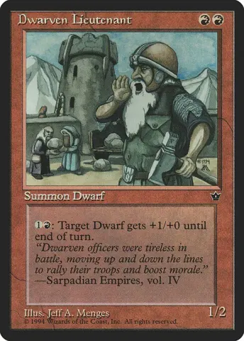 Dwarven Lieutenant · 52