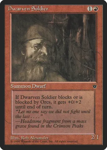 Dwarven Soldier · 53a