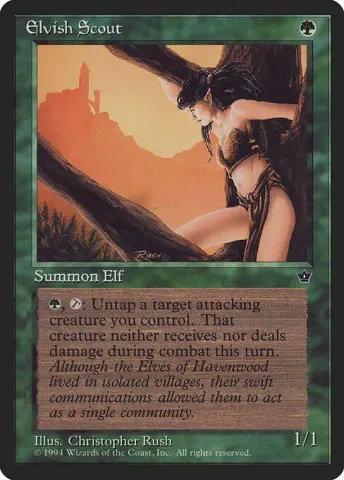 Elvish Scout · 68c