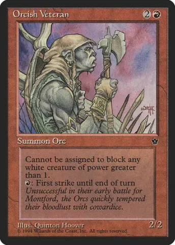Orcish Veteran · 62c