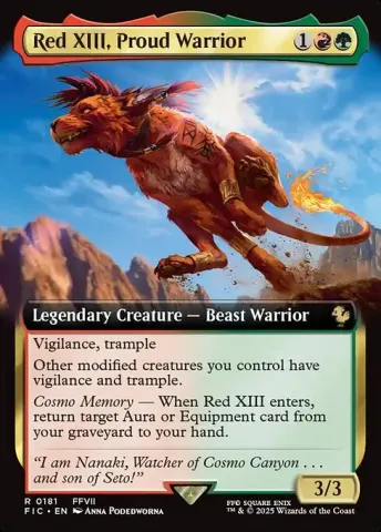 Red XIII, Proud Warrior · 181