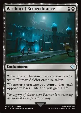 Bastion of Remembrance · 274