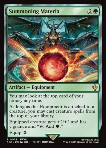 Summoning Materia · 72