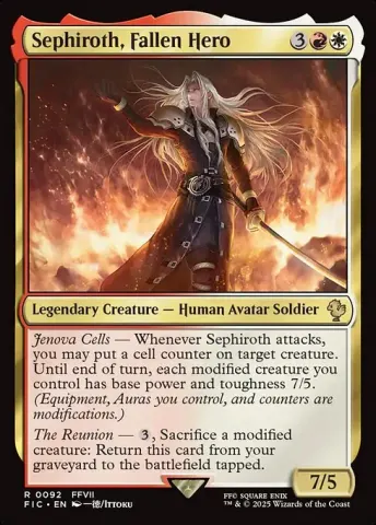 Sephiroth, Fallen Hero · 92