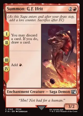 Summon: G.F. Ifrit · 163