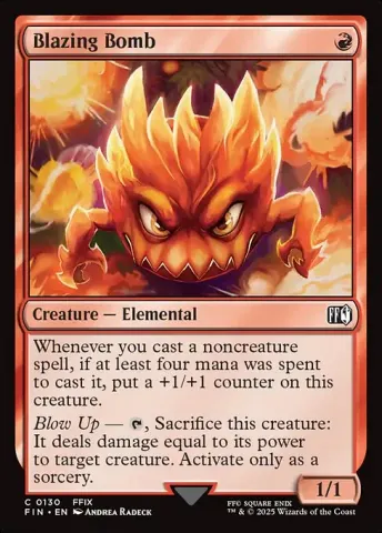 Blazing Bomb · 130
