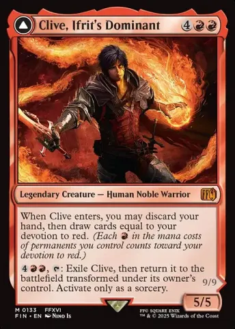 Clive, Ifrit's Dominant // Ifrit, Warden of Inferno · 133