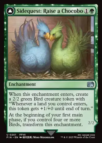 Sidequest: Raise a Chocobo // Black Chocobo · 201