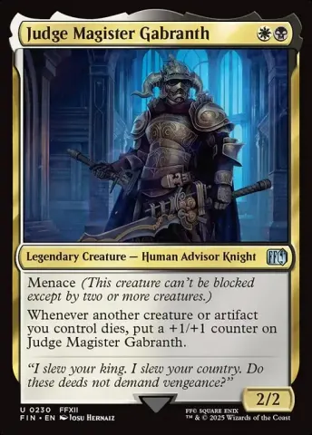 Judge Magister Gabranth · 230