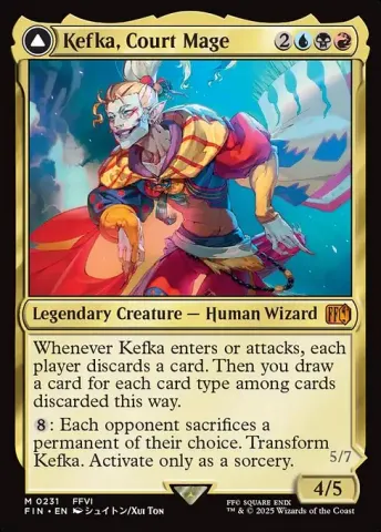 Kefka, Court Mage // Kefka, Ruler of Ruin · 231