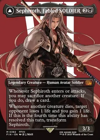 Sephiroth, Fabled SOLDIER // Sephiroth, One-Winged Angel · 382