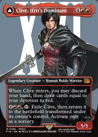Clive, Ifrit's Dominant // Ifrit, Warden of Inferno · 385