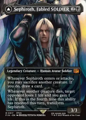 Sephiroth, Fabled SOLDIER // Sephiroth, One-Winged Angel · 317