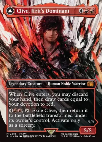 Clive, Ifrit's Dominant // Ifrit, Warden of Inferno · 318