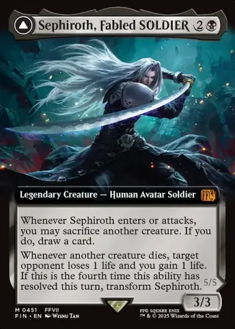 Sephiroth, Fabled SOLDIER // Sephiroth, One-Winged Angel · 451