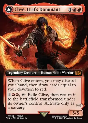 Clive, Ifrit's Dominant // Ifrit, Warden of Inferno · 458