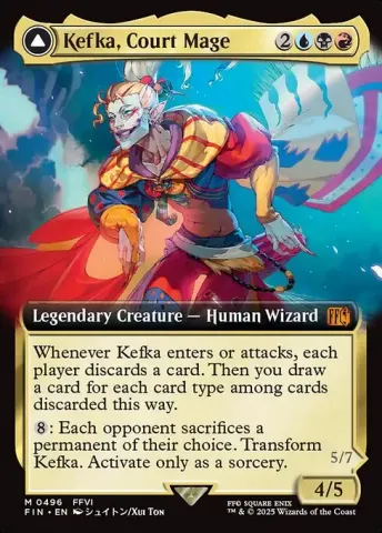 Kefka, Court Mage // Kefka, Ruler of Ruin · 496