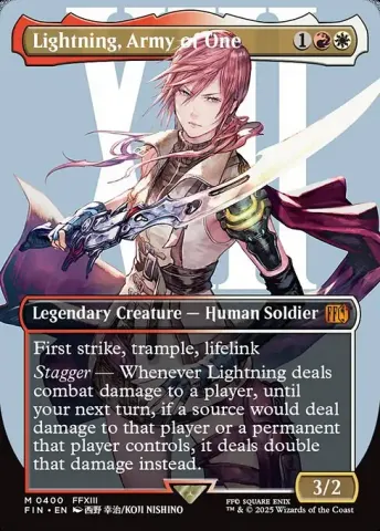 Lightning, Army of One · 400
