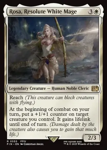 Rosa, Resolute White Mage · 555