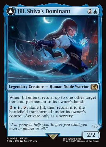 Jill, Shiva's Dominant // Shiva, Warden of Ice · 58