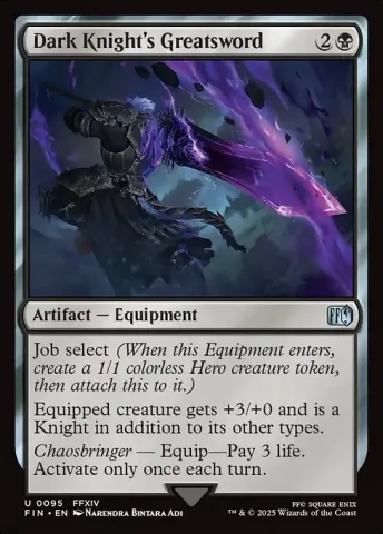 Dark Knight's Greatsword · 95