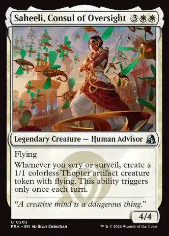 Saheeli, Consul of Oversight · 203