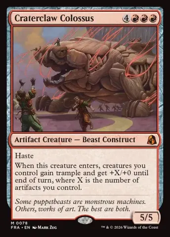 Craterclaw Colossus · 78