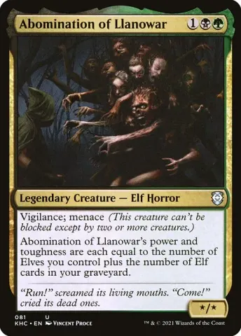 Abomination of Llanowar · 81