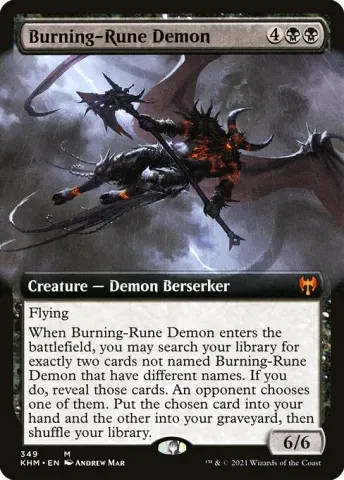 Burning-Rune Demon · 349