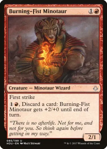 Burning-Fist Minotaur · 85