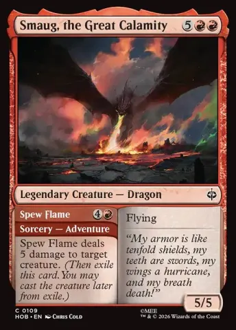 Smaug, the Great Calamity // Spew Flame · 109