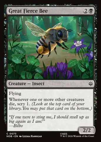 Great Fierce Bee · 73