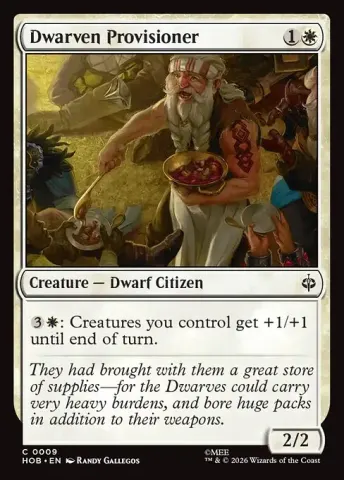 Dwarven Provisioner · 9