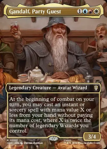 Gandalf, Party Guest · 2