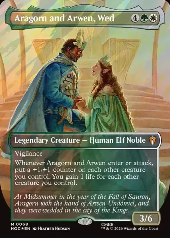 Aragorn and Arwen, Wed · 68