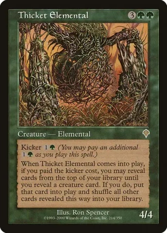 Thicket Elemental · 214