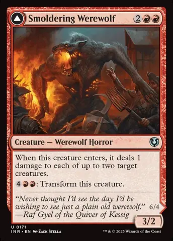 Smoldering Werewolf // Erupting Dreadwolf · 171