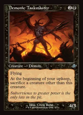 Demonic Taskmaster · 377