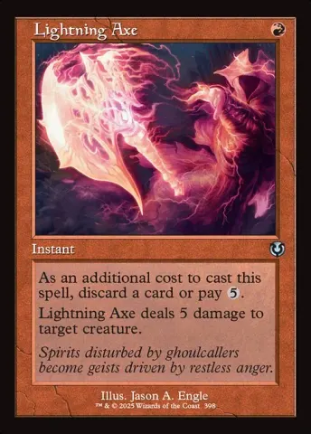Lightning Axe · 398