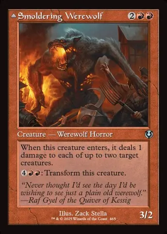 Smoldering Werewolf // Erupting Dreadwolf · 465
