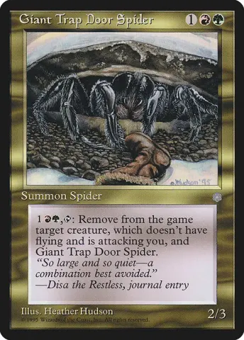 Giant Trap Door Spider · 293